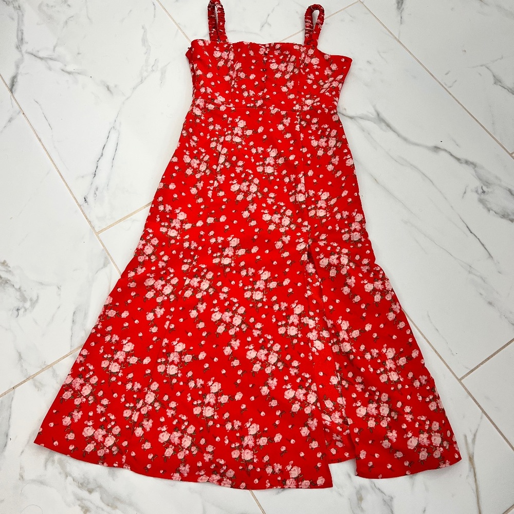 Poppy Floral Midi Dress by Sage - Picture 5 of 9